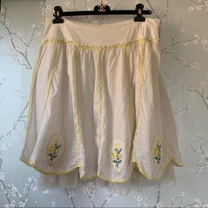 Free People full mini skirt tulle size 10 large